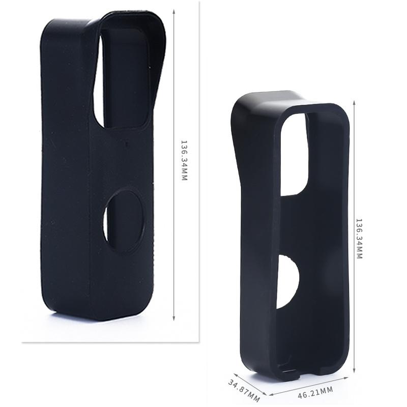 Black Silicone Cover For Blink Wireless Doorbell-1915196926425436163