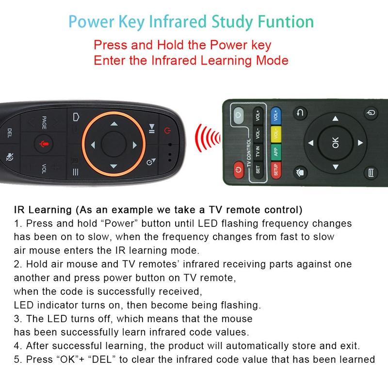 Smart Learning Voice Remote Control - G10 No Gyroscope-1915198337234112516