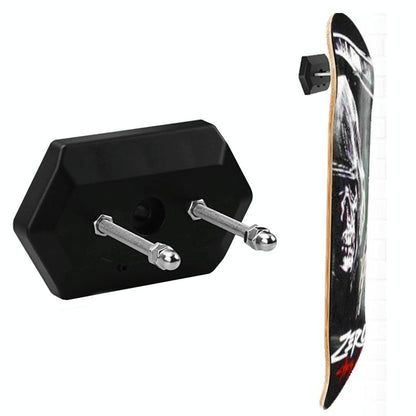 Skateboard Deck Display & Storage Stand - Wall Mount Black-1964932203175612422