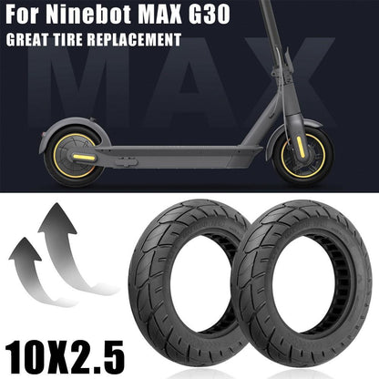 10-Inch Electric Scooter With Explosion-Proof Tires For Ninebot Max G30 - Black-1964932198532517893