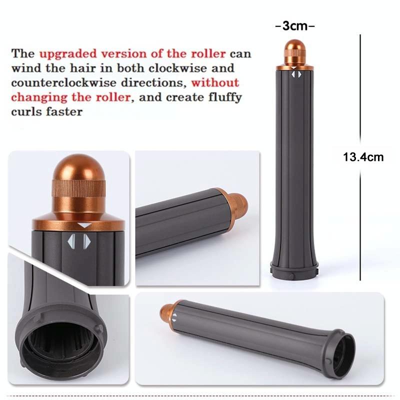 30Mm Gold Long Barrel Curling Iron For Dyson Hair Dryer-1922443477984088067