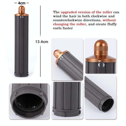 30Mm Gold Long Barrel Curling Iron For Dyson Hair Dryer-1922443477984088068