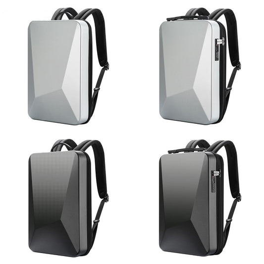 Waterproof Expandable Backpack With Usb Charging - Silver Regular-1915198314899443713