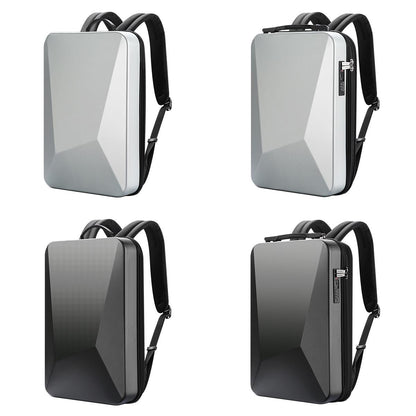 Waterproof Expandable Backpack With Usb Charging - Black Regular-1915197980491780097
