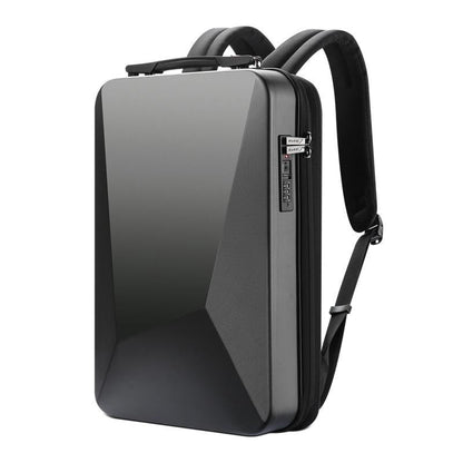 Waterproof Expandable Backpack With Usb Charging - Black Password Protected-1915197818411290632