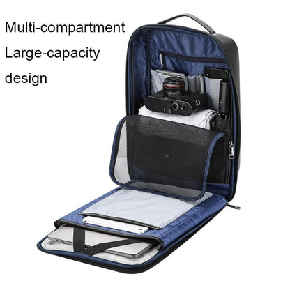 Waterproof Laptop Backpack With Usb Port - Large Capacity Lightweight Black-1915196953474502658