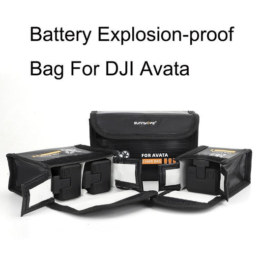 Explosion-Proof Battery Bag For Dji Avata Fits 2 Batteries-1915198145655083009