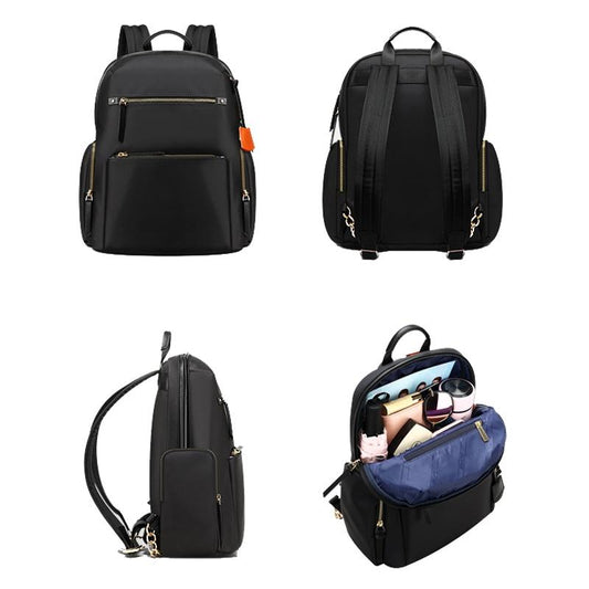 Black Anti-Theft Laptop Backpack With Wear-Resistant Design-1915196941470404609