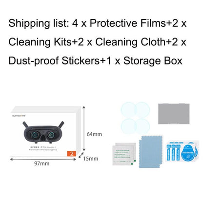 2-Pack Explosion Proof Film Glasses Protector For Dji Goggles 2-1915198315662807045