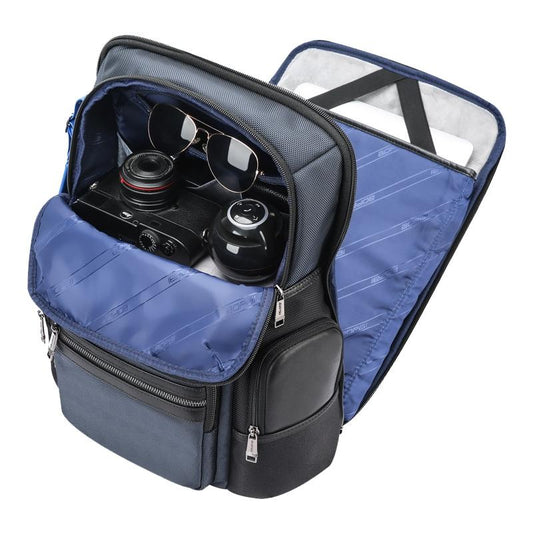 Multifunctional Usb Business Backpack - Anti-Theft Navy Blue-1915196879226933249