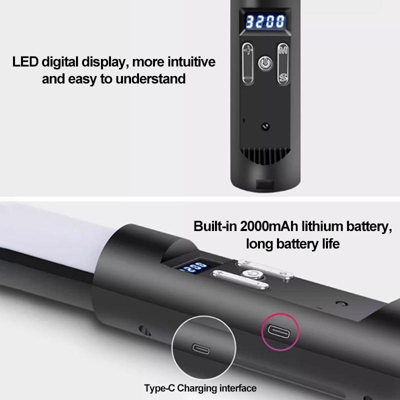 Handheld Rgb Fill Light Stick For Photography-1964932305315303425