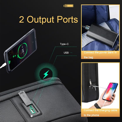 Usb Charging Anti-Theft Business Backpack - Black-1915196919114764292