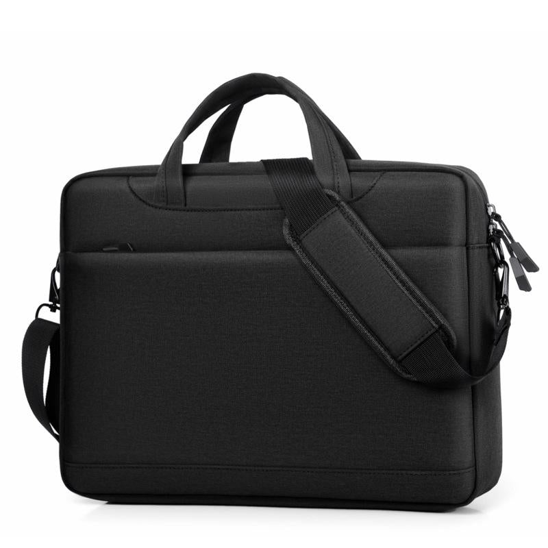 Thickened Airbag Laptop Messenger Bag - 14.1 Inches Black-1915196689413705734