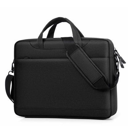 Thickened Airbag Laptop Messenger Bag - 14.1 Inches Black-1915196689413705734