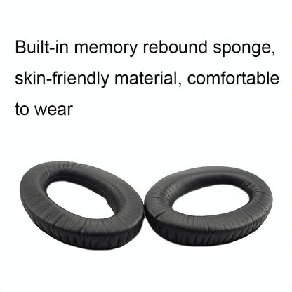 2-Pack Headset Earmuff Covers - Black Velvet For Sennheiser Pxc Series-1915198111177904130