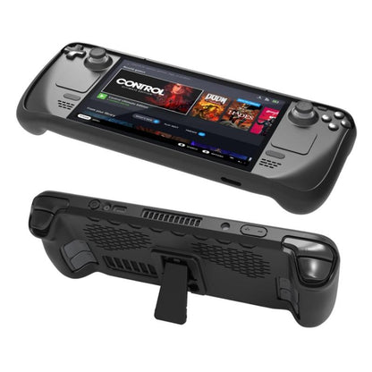 Tpu Case + Touchpad Sticker For Steam Deck Handheld - Compact Protection-1915197507944714240