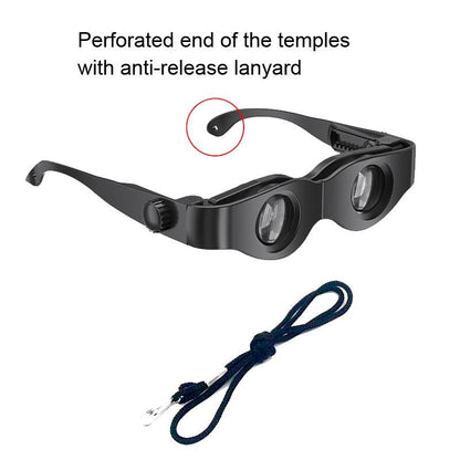 Adjustable Focus Fishing Binoculars With Tricolour Lens - 3X Magnification-1915197444069658627