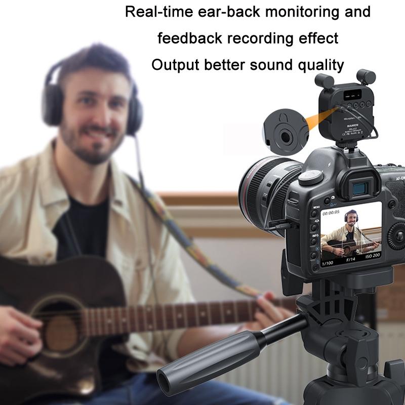 Multi-Angle Stereo Microphone With Lights - Three Temperature Options-1915198121781104644