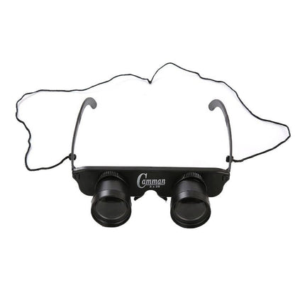 Adjustable Focus Fishing Binoculars - 3X28 With Glass Type And Zippered Case-1915197857783222273