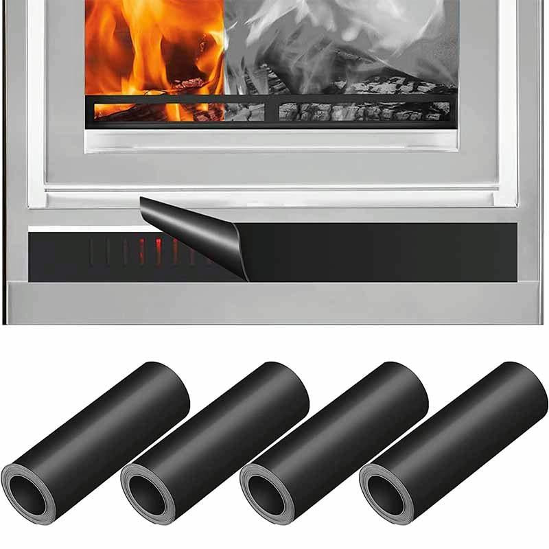 2-Pack Magnetic Fireplace Draft Stopper - 91.44 X 15.24Cm - Block Cold Air-1915197693437808641