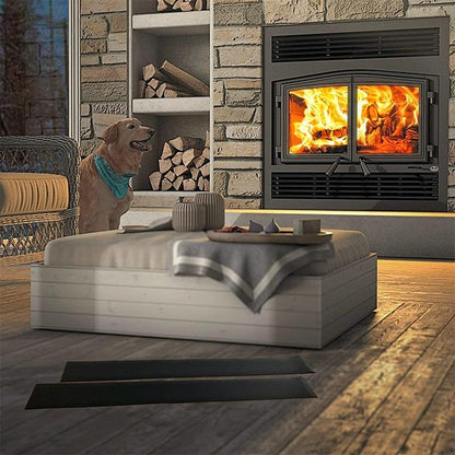 2-Pack Magnetic Fireplace Draft Stopper - 101.6 X 15.24Cm - Block Cold Air-1915197843107352581