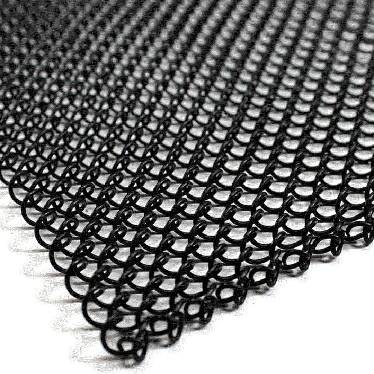 61X45.7Cm Metal Mesh Fireplace Screen - Prevent Sparks-1915198341310976002