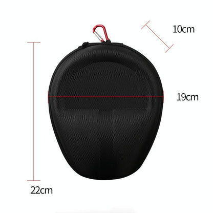 Compact Headphone Storage Bag - Black-1915198099429658625