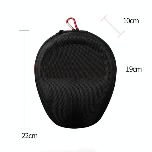 Compact Headphone Storage Bag - Black-1915198099429658625