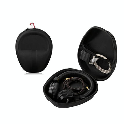 Compact Headphone Storage Bag - Black-1915198099429658630