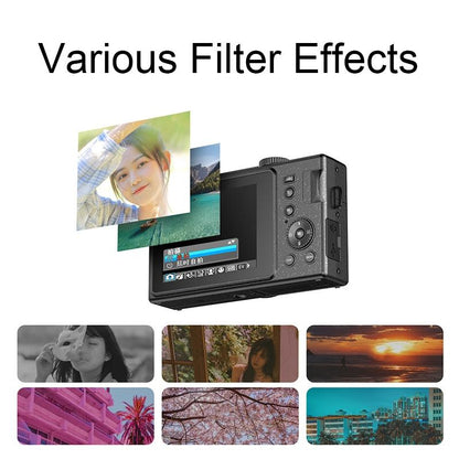 3.0 Hd Children'S Digital Camera With 48Mp & 3 Screen - Pink + Card Reader-1915197829152903173