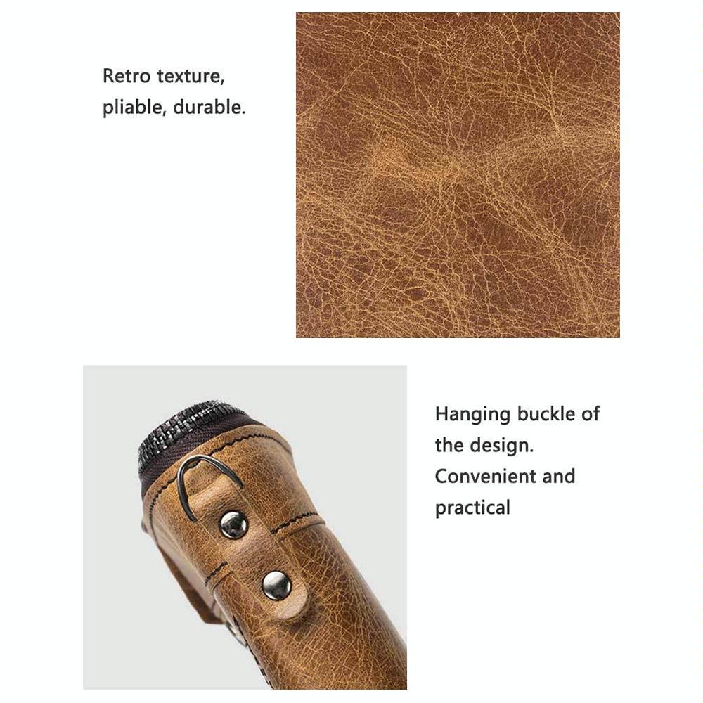 Detachable Rfid Leather Wallet - Anti-Theft-1915196930548436996