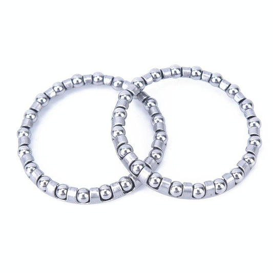 2-Pack Silver Steering Bearings For Xiaomi M365 / Pro Scooter-1964932187727990785