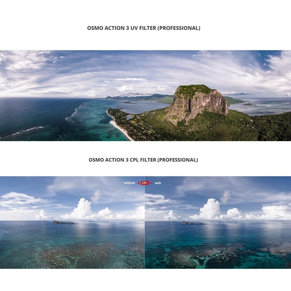 Pro Version Camera Lens Filter Set For Dji Action 3 - Nd 8 / 16 / 32 / 64-1915197948287913988