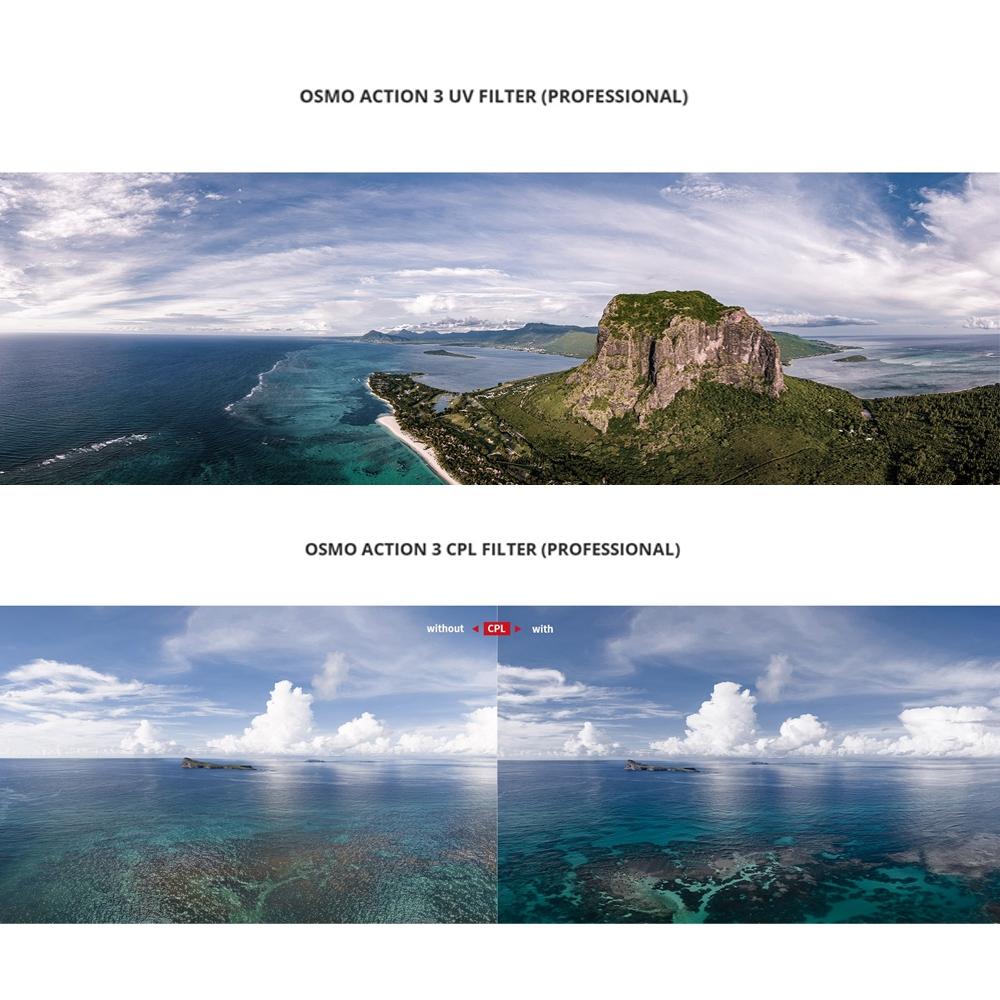 Pro Version Dji Action 3 Camera Lens Filter Set - Ndpl 8 / 16 / 32 / 64-1915197786207424516