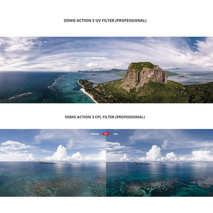 Pro Version Dji Action 3 Camera Lens Filter Set - Ndpl 8 / 16 / 32 / 64-1915197786207424516