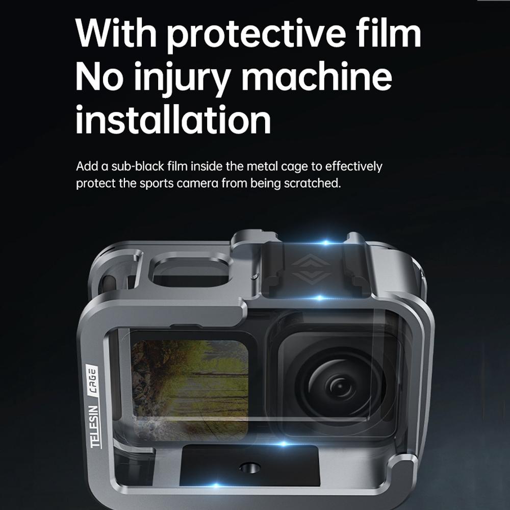 Vertical Shooting Set For Gopro Hero11 / 10 / 9 With Aluminium Alloy Frame-1915198122376695813