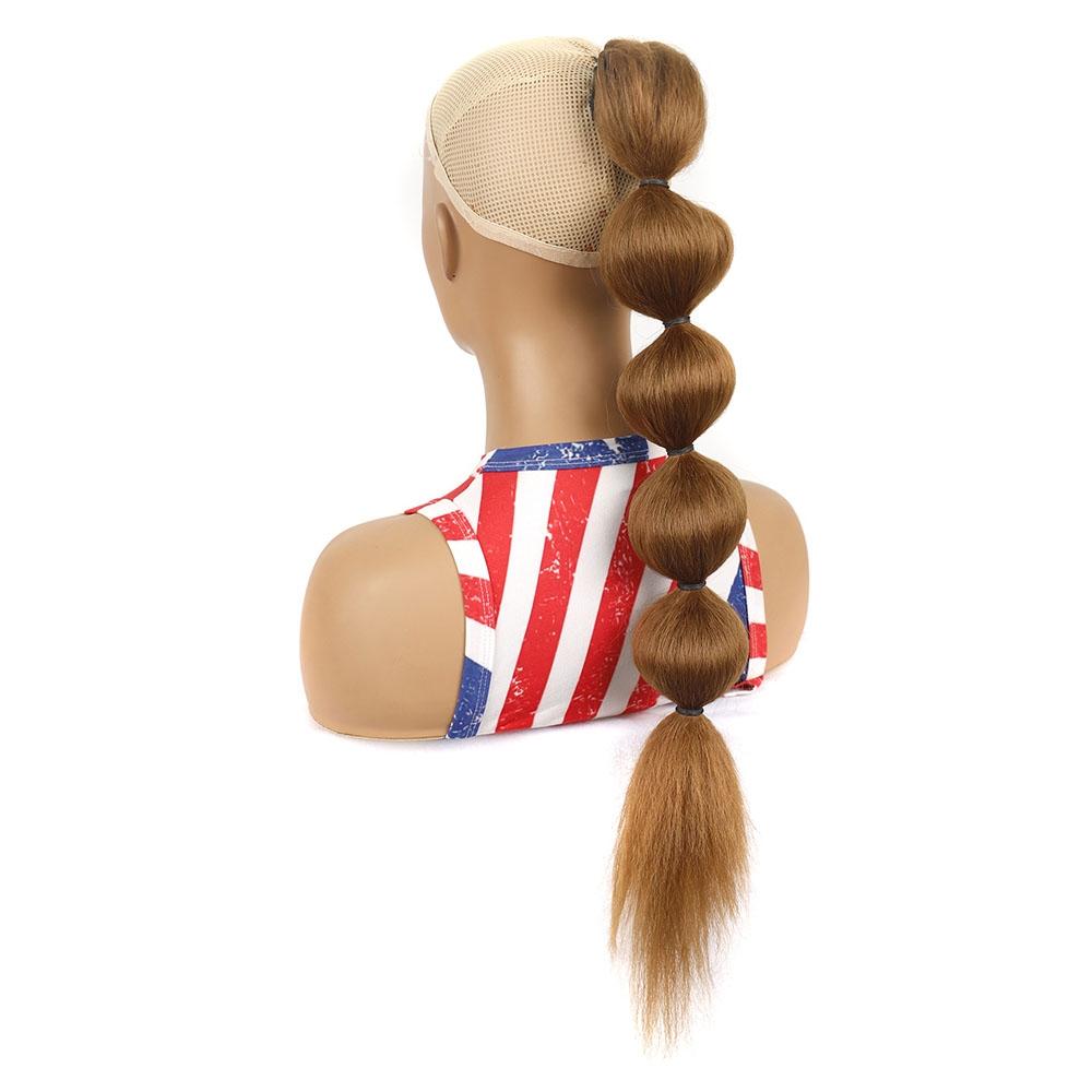 27 Shaggy Bubble Drawstring Ponytail Wig - Bubble Shape-1915197973432766469