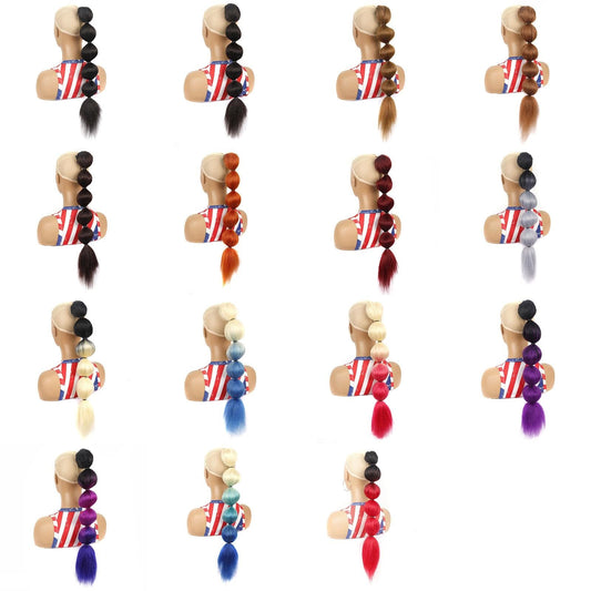 Shaggy Bubble Drawstring Ponytail Wig - Bt0906-1915197267451711489