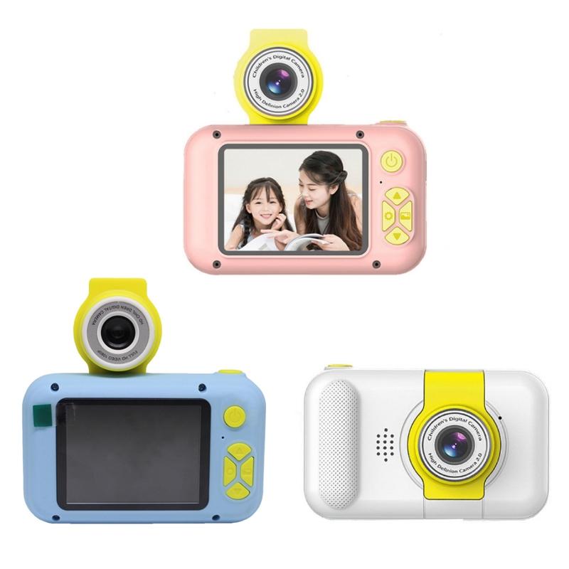 Reversible Mini Hd Child Camera With 8G Card Reader - Blue-1915197626119229441