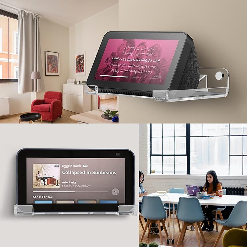 Wall Mount Audio Organizer For Amazon Echo Show 5 - 5.5-Inch Transparent-1915196870796382213