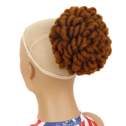 30 Shaggy Drawstring Dreadlock Bun - Adjustable-1915197272577150976