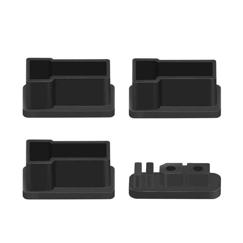 4-Piece Tpu Dust Plugs For Dji Avata Cqt 913407 Battery - Moisture Protection Cover-1964932343177285638