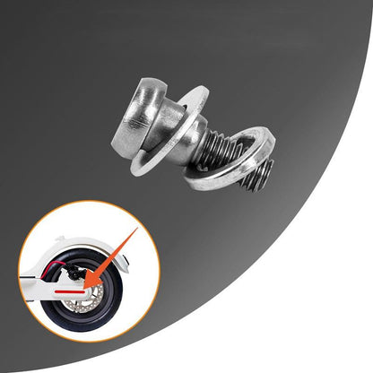 5Pcs Rear Wheel Fixing Screws For Xiaomi Mijia M365 / Pro Scooter - White-1964932191519641603