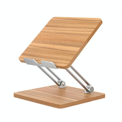 Adjustable Wooden Laptop Stand - Darkwood-1964932209307684864