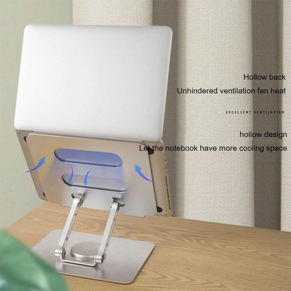 Foldable Rotating Laptop Cooling Stand - Multifunctional-1964932347686162434