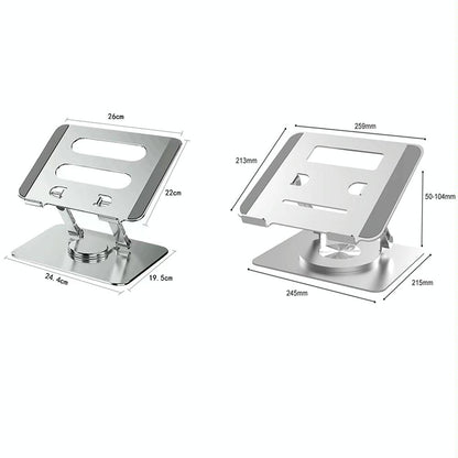 Foldable Rotating Laptop Cooling Stand - Multifunctional-1964932347686162436