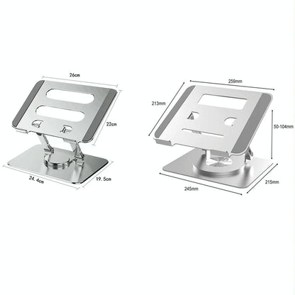 Foldable Rotating Laptop Cooling Stand - Multifunctional-1964932294393335812