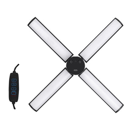 Portable Beauty Live Fill Light For Mobile Phones - Foldable Wire-Controlled-1964932350659923974