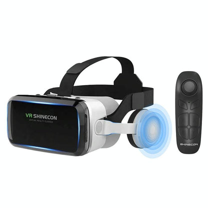 Wireless 3D Vr Headset With Bluetooth - Compact-1915197987122974729