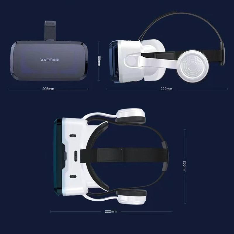Wireless 3D Vr Headset With Bluetooth - Compact-1915197987122974723